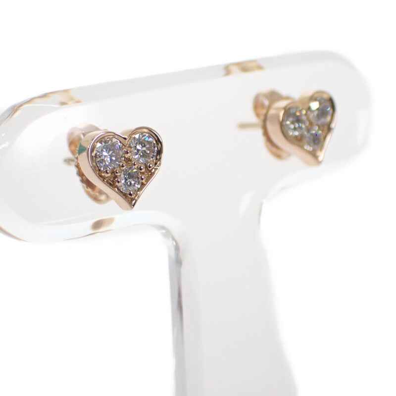 ティファニー TIFFANY&Co. センチメンタルハート ピアス K18ピンクゴールド ダイヤモンド レディース【中古】【Aランク】