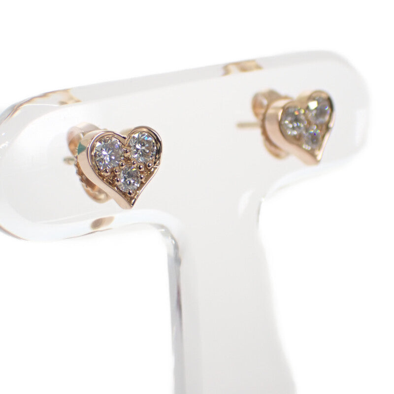 ティファニー TIFFANY&Co. センチメンタルハート ピアス K18ピンクゴールド ゴールド ダイヤモンド レディース【中古】【Aランク】
