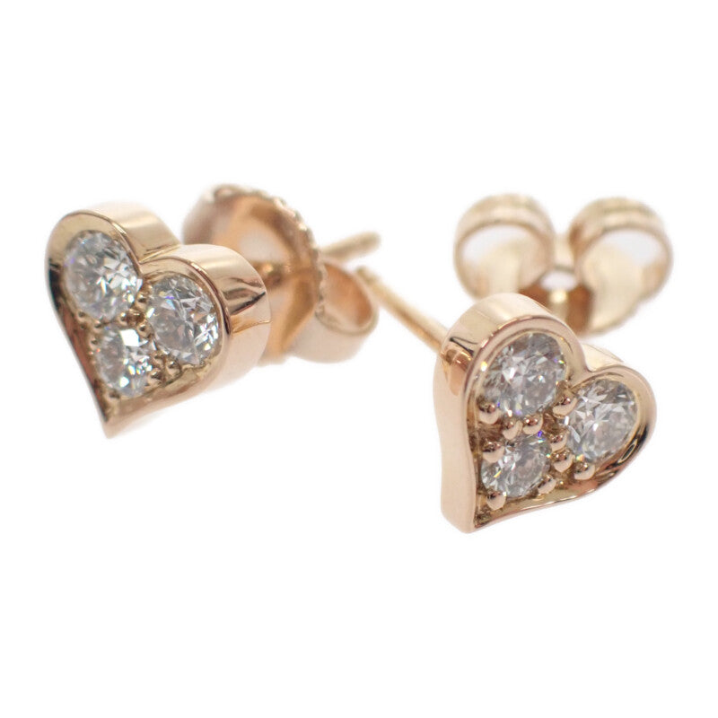 ティファニー TIFFANY&Co. センチメンタルハート ピアス K18ピンクゴールド ゴールド ダイヤモンド レディース【中古】【Aランク】