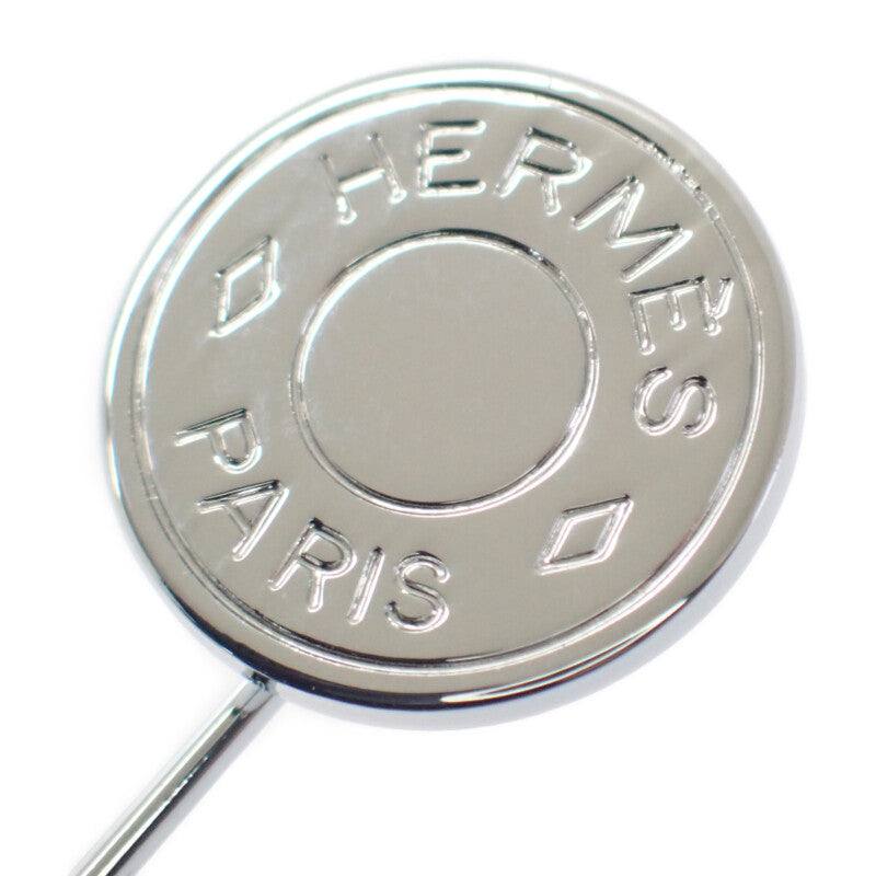 エルメス HERMES セリエピン クルードセル ブローチ メタル シルバー レディース メンズ【中古】【ABランク】