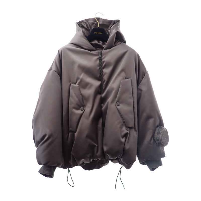 ルイヴィトン LOUIS VUITTON LVエンブロイダリーオーバーサイズボンバージャケット 50 ブルゾン ナイロン グレー メンズ【中古】【Aランク】