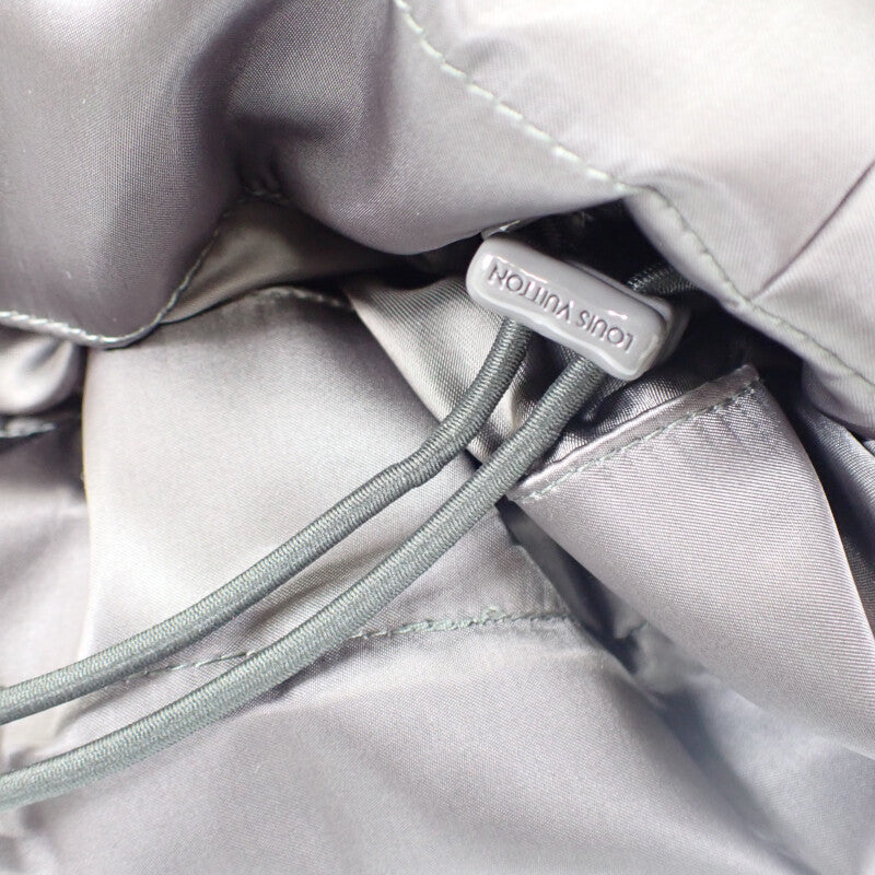 ルイヴィトン LOUIS VUITTON LVエンブロイダリーオーバーサイズボンバージャケット 50 ブルゾン ナイロン グレー メンズ【中古】【Aランク】