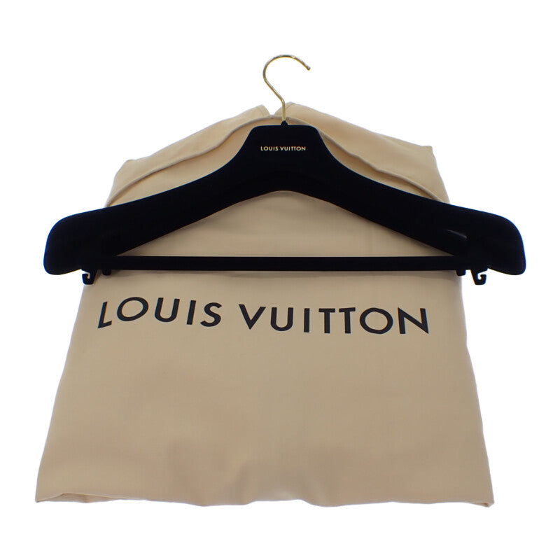 路易威登 LOUIS VUITTON LV刺繡超大版飛行員夾克 50 尼龍 灰色 男士【中古】【A級】