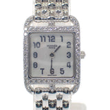 エルメス HERMES ケープコッド ミニ CC1.192.213/4711 腕時計 ホワイトシェル ホワイトゴールド シルバー ホワイト クオーツ ホワイトシェル文字盤 レディース【中古】【Aランク】