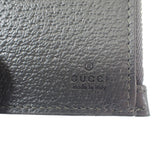 グッチ GUCCI GGコインウォレット 760238 二つ折り財布 GGスプリームキャンバス レザー グレー メンズ レディース【中古】【Aランク】