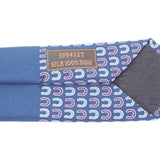 エルメス HERMES シルクタイ グッドラック H339412T04 ネクタイ シルク マリン ピンク シエル メンズ【中古】【Sランク】