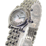 ショパール Chopard ハッピースポーツ 27/8250-23 腕時計 ステンレススチール クオーツ ホワイトシェル文字盤 レディース【中古】【Aランク】