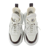 【中古】ルイヴィトン LOUIS VUITTON アークライト 2.0 厚底 プラットフォーム 1ABHZN モノグラム スニーカー レザー ホワイト 36 レディース【Aランク】