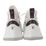 【中古】ルイヴィトン LOUIS VUITTON アークライト 2.0 厚底 プラットフォーム 1ABHZN モノグラム スニーカー レザー ホワイト 36 レディース【Aランク】