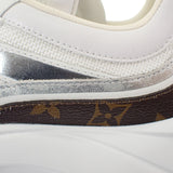 【中古】ルイヴィトン LOUIS VUITTON アークライト 2.0 厚底 プラットフォーム 1ABHZN モノグラム スニーカー レザー ホワイト 36 レディース【Aランク】