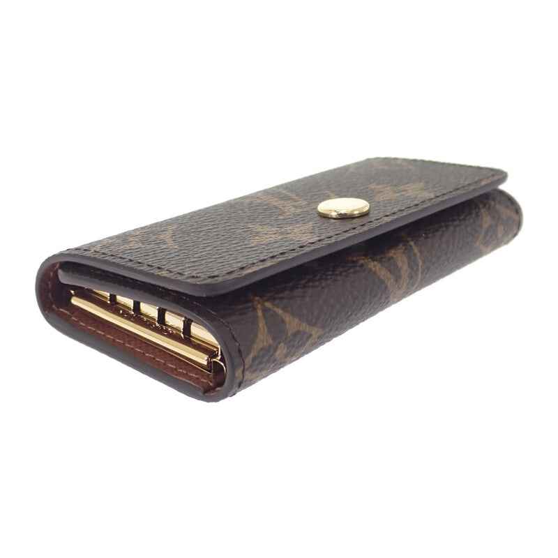 ルイヴィトン LOUIS VUITTON ミュルティクレ 4 M69517 モノグラム キーケース ブラウン メンズ レディース【中古】【Sランク】