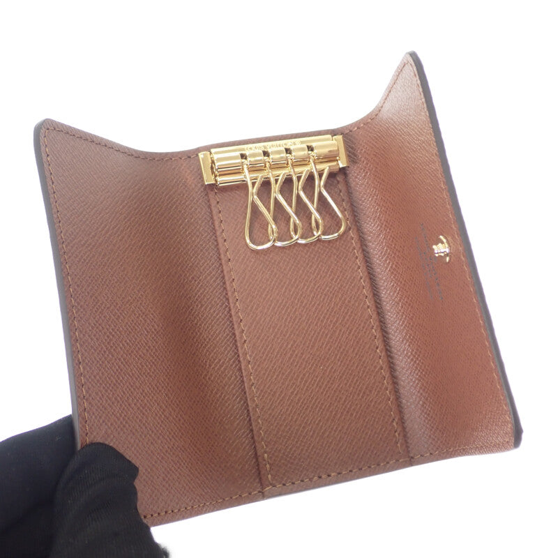 ルイヴィトン LOUIS VUITTON ミュルティクレ 4 M69517 モノグラム キーケース ブラウン メンズ レディース【中古】【Sランク】
