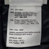 モンクレール MONCLER MOKA ダウンコート 1 42093493110568950 ダウンジャケット ナイロン ブラック レディース【中古】【ABランク】