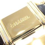シャネル CHANEL プルミエール M H0001 腕時計 GP レザー クオーツ ブラック文字盤 レディース【中古】【Aランク】