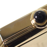 シャネル CHANEL プルミエール M H0001 腕時計 GP レザー クオーツ ブラック文字盤 レディース【中古】【Aランク】