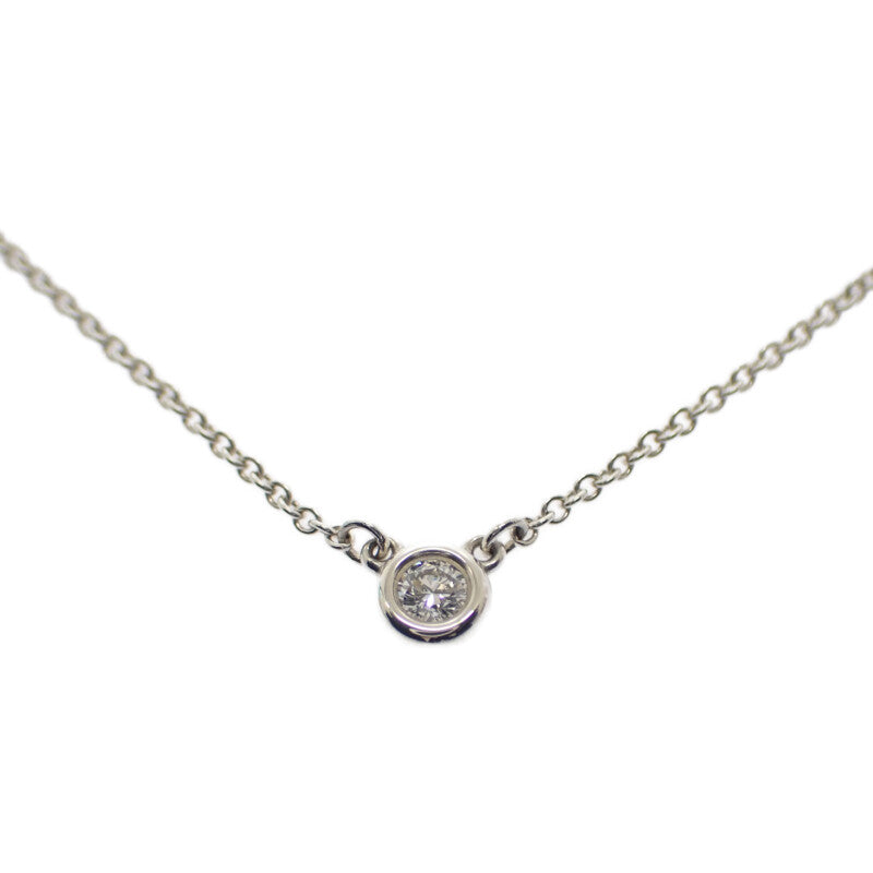 【中古】ティファニー TIFFANY&Co. バイザヤード ペンダント 60017891 ネックレス スターリングシルバー ダイヤモンド レディース【Aランク】