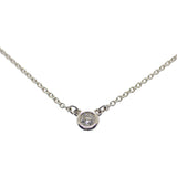 【中古】ティファニー TIFFANY&Co. バイザヤード ペンダント 60017891 ネックレス スターリングシルバー ダイヤモンド レディース【Aランク】