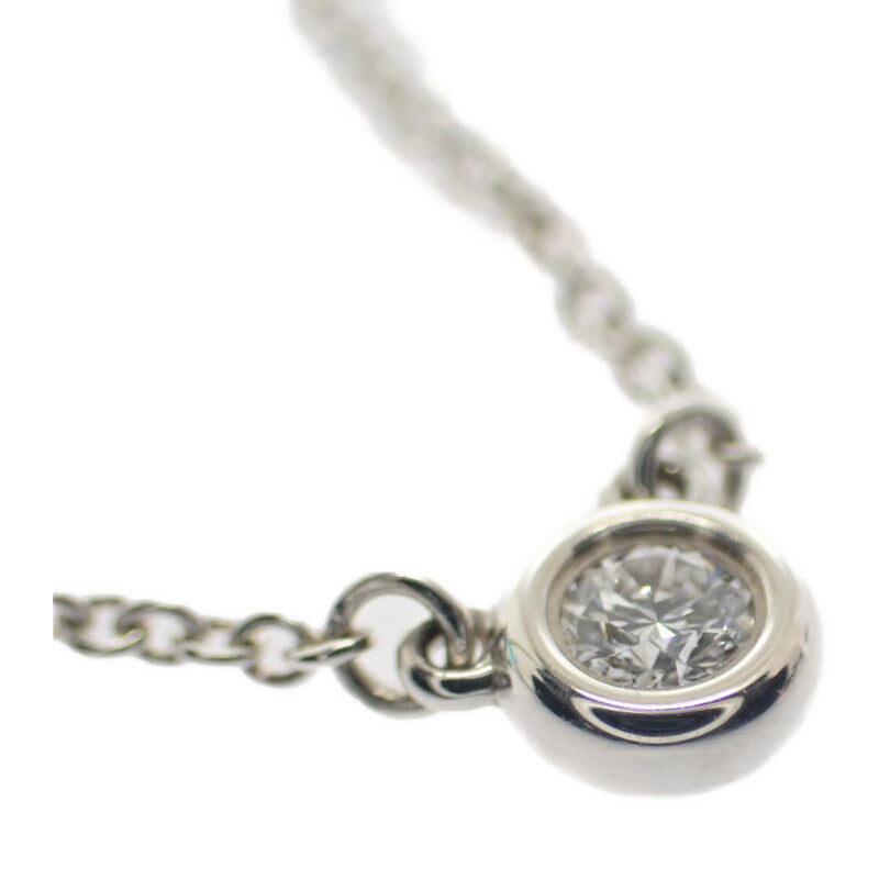 【中古】ティファニー TIFFANY&Co. バイザヤード ペンダント 60017891 ネックレス スターリングシルバー ダイヤモンド レディース【Aランク】