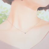 【中古】ティファニー TIFFANY&Co. バイザヤード ペンダント 60017891 ネックレス スターリングシルバー ダイヤモンド レディース【Aランク】