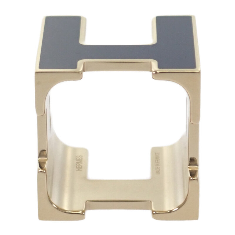 エルメス HERMES Hシュヴァル H603852S01 スカーフリング メタル ブルー・マリン アルザン パーマブラス レディース【中古】【Aランク】