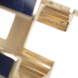 エルメス HERMES Hシュヴァル H603852S01 スカーフリング メタル ブルー・マリン アルザン パーマブラス レディース【中古】【Aランク】