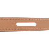 エルメス HERMES ポップH15 H081087 ベルト ヴォーエプソン ブラウン シルバー金具 レディース【中古】【SAランク】