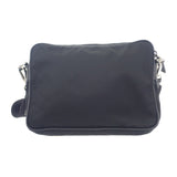 プラダ PRADA Re-Nylon 2VH133 ショルダーバッグ ナイロン サフィアーノ ブラック シルバー金具 レディース メンズ【中古】【ABランク】