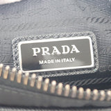 プラダ PRADA Re-Nylon 2VH133 ショルダーバッグ ナイロン サフィアーノ ブラック シルバー金具 レディース メンズ【中古】【ABランク】