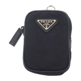 プラダ PRADA Re-Nylon 2VH133 ショルダーバッグ ナイロン サフィアーノ ブラック シルバー金具 レディース メンズ【中古】【ABランク】