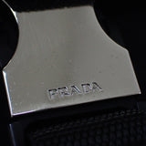 プラダ PRADA Re-Nylon 2VH133 ショルダーバッグ ナイロン サフィアーノ ブラック シルバー金具 レディース メンズ【中古】【ABランク】