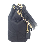 【中古】プラダ PRADA チェーンRe-Nylonショルダー 1BH038 2WAYバッグ ナイロン ブラック ゴールド金具 レディース【Aランク】