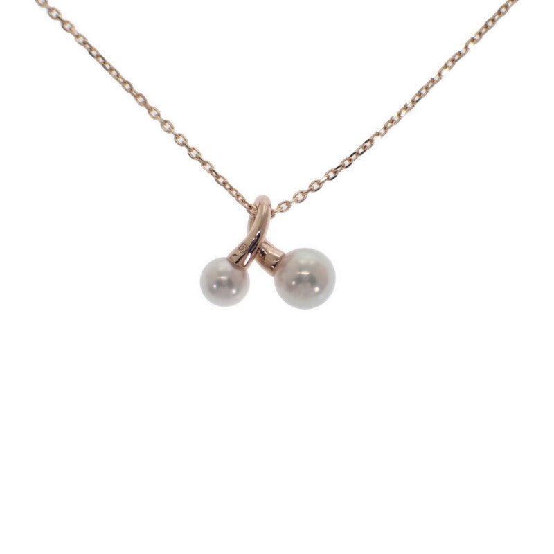 ミキモト MIKIMOTO アコヤパール PP-20496I ネックレス K18ピンクゴールド ゴールド レディース【中古】【Aランク】