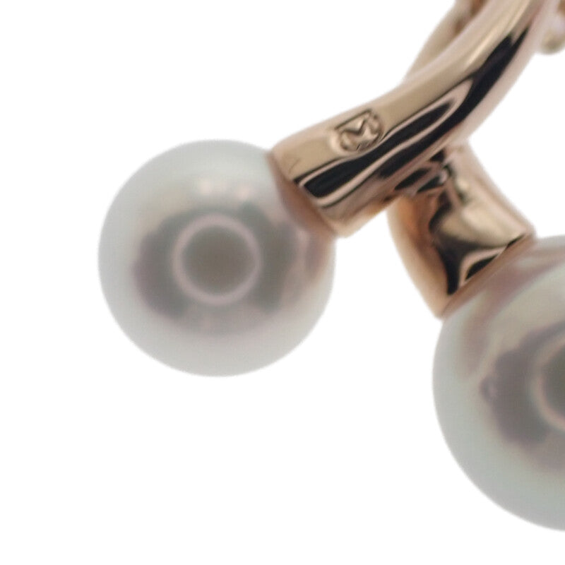MIKIMOTO 御木本 Akoya 珍珠 PP-20496I 項鍊 K18 玫瑰金 金色 女款【中古】【A級品】