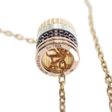 ブシュロン Boucheron キャトルクラシック JPN00547 ネックレス K18ゴールド ブラウン ダイヤモンド レディース【中古】【Aランク】