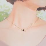 ブシュロン Boucheron キャトルクラシック JPN00547 ネックレス K18ゴールド ブラウン ダイヤモンド レディース【中古】【Aランク】