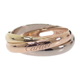 カルティエ CARTIER トリニティリングSM 12号 52 B4235152 リング K18ゴールド イエローゴールド ホワイトゴールド ピンクゴールド レディース【中古】【Aランク】