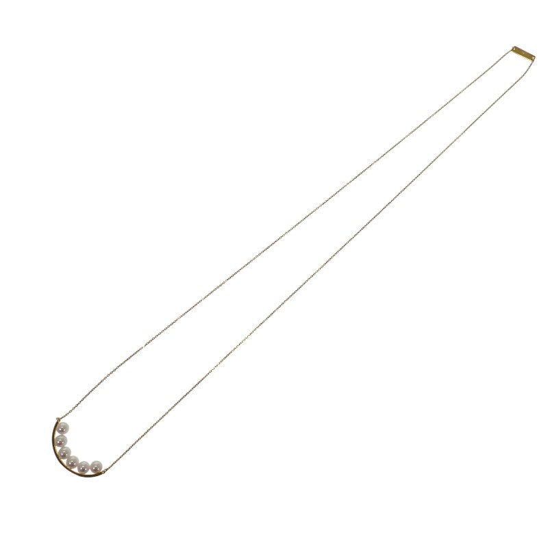 塔思崎 TASAKI balance plus long P-15205-18KYG 項鍊 K18黃金 珍珠 金色 女士【中古】【A級】