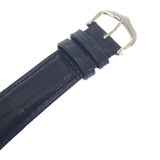 カルティエ CARTIER タンクバスキュラント SM W1011158 腕時計 ステンレススチール レザー シルバー ブラック クオーツ シルバー文字盤 レディース【中古】【Aランク】