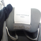 ルイヴィトン LOUIS VUITTON LVトレイナー 1ADF0V モノグラム スニーカー レザー グレー ホワイト メンズ ユニセックス【中古】【SAランク】