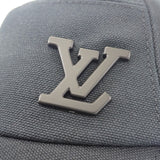 ルイヴィトン LOUIS VUITTON アエログラム 58 M77124 キャップ コットン ブラック メンズ レディース【中古】【Aランク】