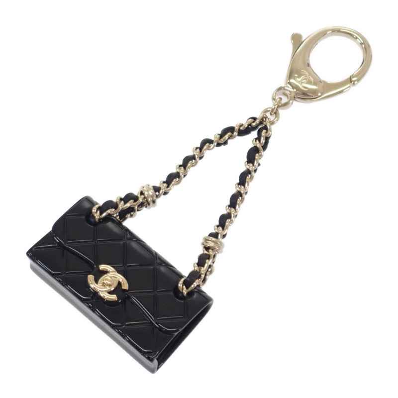 シャネル CHANEL マトラッセチェーンバッグ ABA121_B09999_NL990 バッグチャーム レジン ブラック レディース【中古】【Aランク】