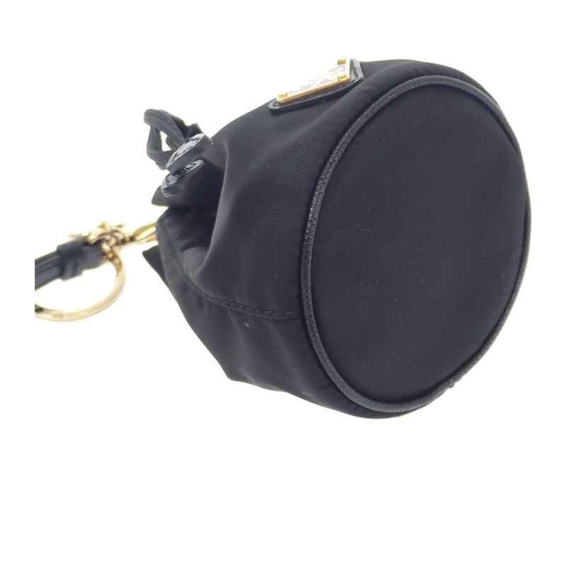 プラダ PRADA ミニアイコン 1TT202_2DMK_F0632 バッグチャーム ナイロン ブラック レディース【中古】【SAランク】