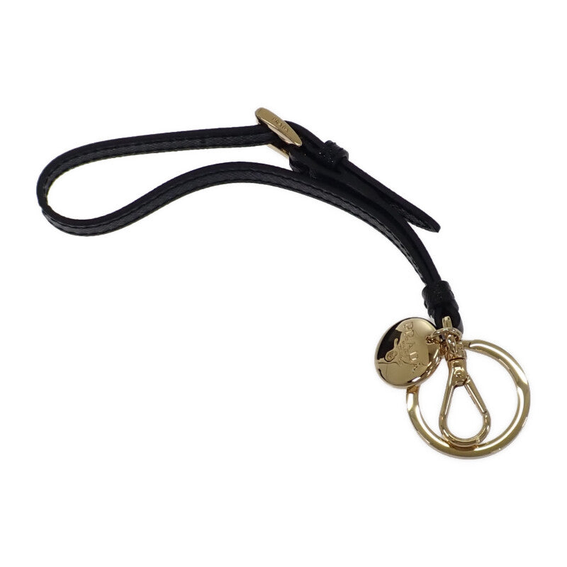 PRADA 普拉達 迷你圖示 1TT202_2DMK_F0632 包包吊飾 尼龍 黑色 女款【中古】【SA等級】