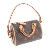 【中古】ルイヴィトン LOUIS VUITTON ビジューサック・マイクロ M00544 バッグチャーム モノグラムキャンバス ブラウン レディース【Aランク】