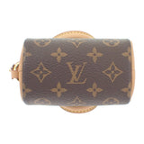 【中古】ルイヴィトン LOUIS VUITTON ビジューサック・マイクロ M00544 バッグチャーム モノグラムキャンバス ブラウン レディース【Aランク】