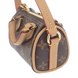 【中古】ルイヴィトン LOUIS VUITTON ビジューサック・マイクロ M00544 バッグチャーム モノグラムキャンバス ブラウン レディース【Aランク】