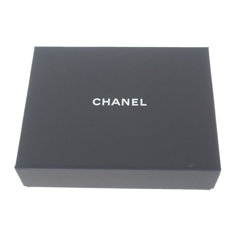 香奈兒 CHANEL AA9921 蝴蝶結髮夾 絲綢 黑色 銀色金屬 女士【中古】【A級】