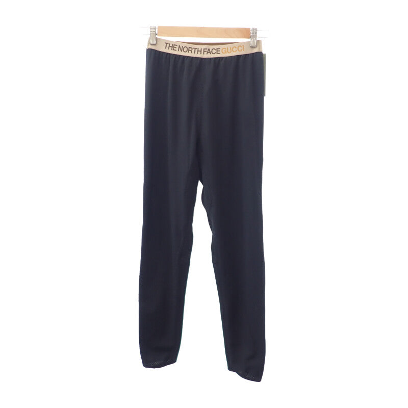 グッチ GUCCI THE NORTH FACE コラボ トレッキングロング S 663910 パンツ ポリエステル ブラック メンズ【中古】【SAランク】