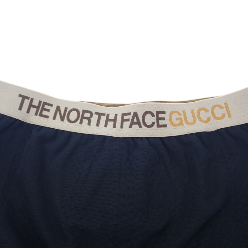 GUCCI GUCCI THE NORTH FACE 聯名款 登山長褲 S 663910 聚酯纖維 黑色 男款【中古】【SA級】