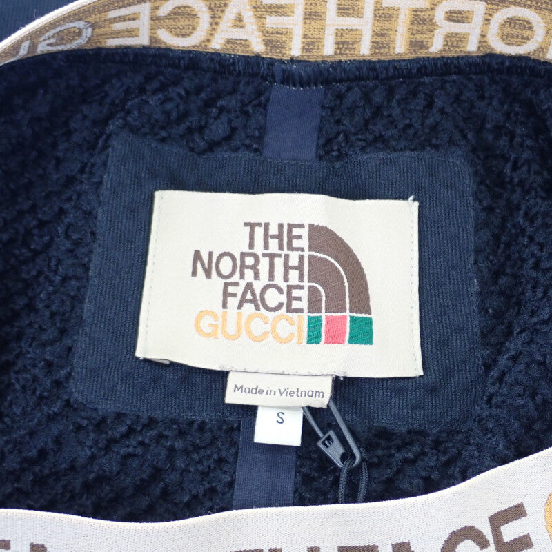 GUCCI GUCCI THE NORTH FACE 聯名款 登山長褲 S 663910 聚酯纖維 黑色 男款【中古】【SA級】